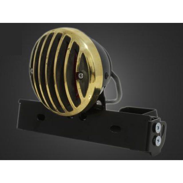 ガレージT&F シーシーバー用ナンバーブラケットKIT＆バードゲージテールランプ ラージタイプ（真鍮） 汎用 サイズ φ38（38mm）専用 ・CCN02638
