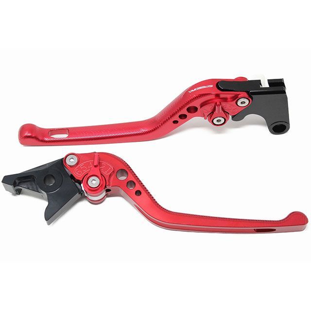 SPEEDRA アジャストレバー 3Dロング（レバー本体：レッド） CBR1000RR-R CBR1000RR-R SP アジャスター ゴールド LVEG084RD-GD