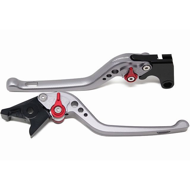 SPEEDRA アジャストレバー 3Dロング（レバー本体：マットチタン） CBR1000RR-R CBR1000RR-R SP アジャスター マットレッド LVEM084TM-RD