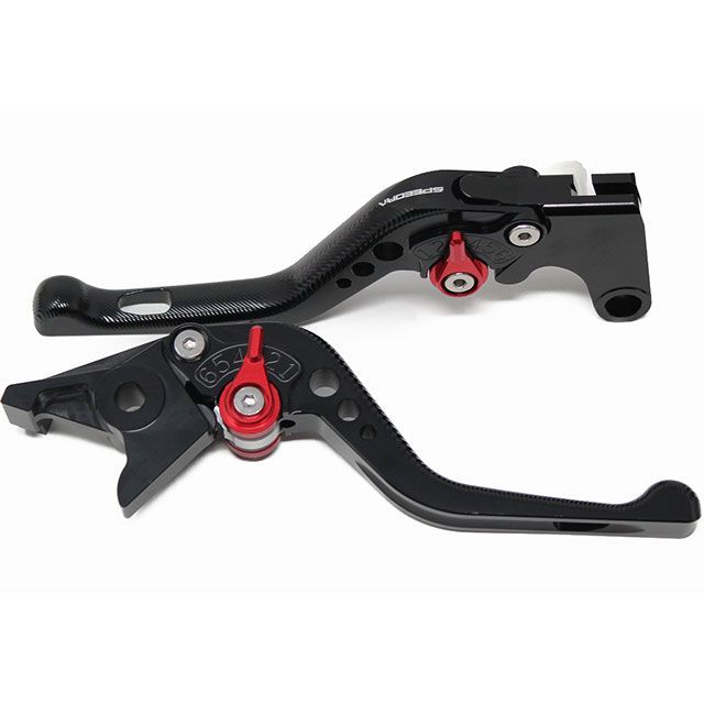 SPEEDRA アジャストレバー 3Dショート（レバー本体：ブラック） CBR1000RR-R CBR1000RR-R SP アジャスター ブルー LVFG084BK-BE