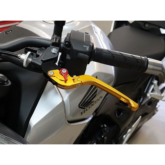 SPEEDRA アジャストレバー 3D可倒式（レバー本体：マットシルバー） CB750 HORNET ...