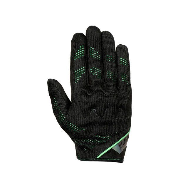フラッグシップ 2025春夏モデル FG-S618 スリットニットグローブ（ブラック＆グリーン） サイズ L FG-S618