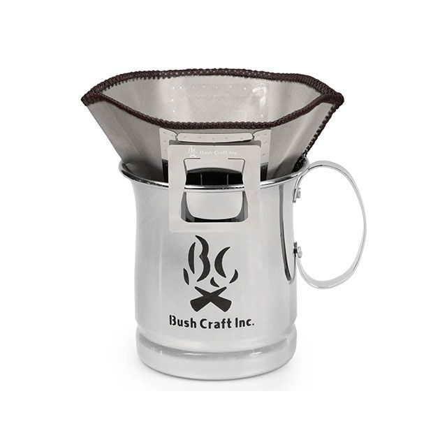 モトメガネ 楽天市場店のブッシュクラフト ステンレスメッシュコーヒードリッパー 51941｜アングル3