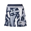 ヨネックス 26154 ウィメンズスカート インナースパッツ付(ブラック) サイズ O 26154