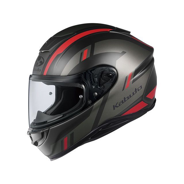 オージーケーカブト エアロブレード-6（フラットブラックレッド） サイズ XXL/63-64cm