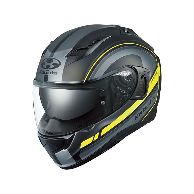 オージーケーカブト カムイ-3（フラットブラックイエロー） サイズ XL/61-62cm