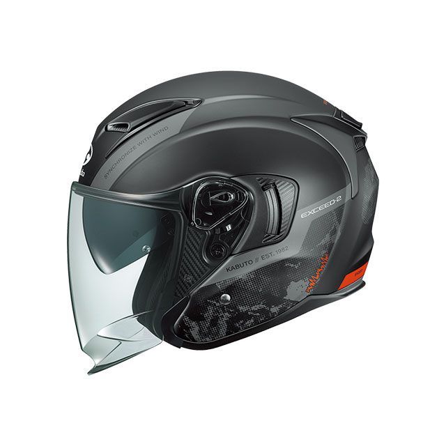 オージーケーカブト エクシード-2（フラットブラック） サイズ S/55-56cm