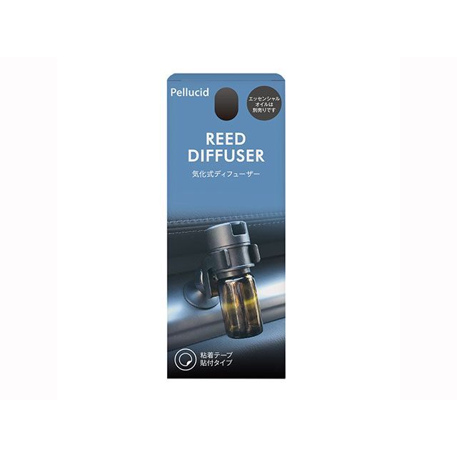 ●メーカー名：ペルシード / Pellucid●商品名：リードディフューザー 貼付けタイプ●メーカー品番：WPA-D04●JANコード：4961023062733商品の保証は、メーカー保証書の内容に準じます。生産地中国仕様セット内容ディフューザー本体オイルスティック：3本スティックホルダー（中栓）ドロッパ—オープナー特徴■エアコン吹出し口にクリップを挟むだけ■縦、横、丸型のエアコンフィンに対応■エアコン風で心地よく香りが車内に広がる■トップカバーの開閉で香りの強弱を調整■ディフューザー本体の角度を調整出来る■脱着式で部屋でも使える■持続期間の目安：約30日写真注意※写真はイメージです。※掲載画像はイメージです。実際の商品とは色味や仕様が異なる場合がございます。