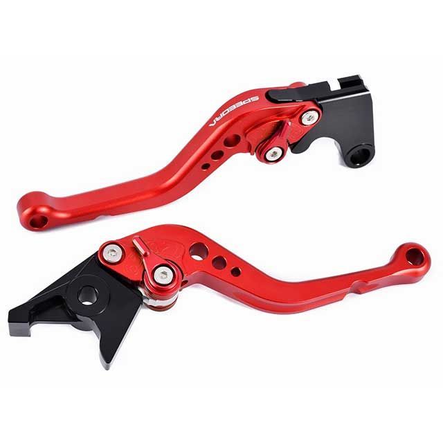 SPEEDRA アジャストレバー スタンダードショート（レバー本体カラー：マットレッド） XMAX250 アジャスターカラー マットレッド LVCM091RD-RD