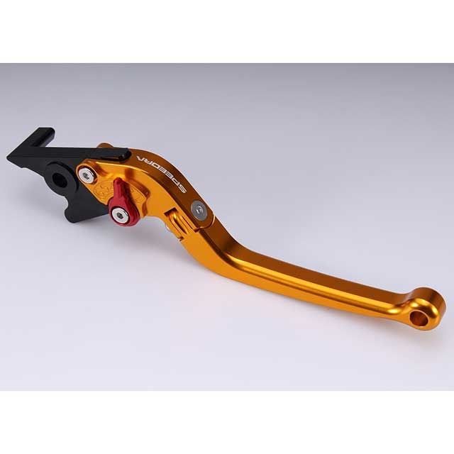 SPEEDRA アジャストブレーキレバー スタンダード可倒式（レバー本体カラー：ゴールド） アジャスターカラー レッド LVAG082GD-RD