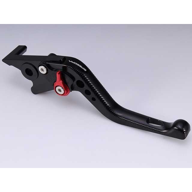 SPEEDRA アジャストブレーキレバー 3Dショート（レバー本体カラー：ブラック） アジャスターカラー ゴールド LVFG082BK-GD