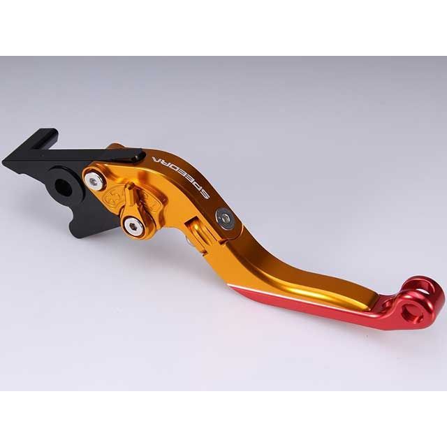 SPEEDRA アジャストブレーキレバー 可倒延長式（レバー本体カラー：ゴールド） アジャスターカラー シルバー エクステンションカラー シルバー LVGG082GD-SRSR