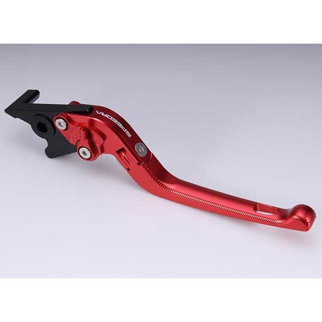 SPEEDRA アジャストブレーキレバー 3D可倒式（レバー本体カラー：レッド） MT-07 Y-AMT アジャスターカラー ブルー LVDG092RD-BE