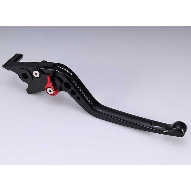 SPEEDRA アジャストブレーキレバー 3Dロング（レバー本体カラー：ブラック） MT-07 Y-AMT アジャスターカラー ゴールド LVEG092BK-GD