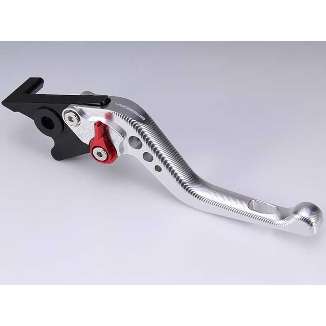 SPEEDRA アジャストブレーキレバー 3Dショート（レバー本体カラー：シルバー） MT-07 Y-AMT アジャスターカラー チタン LVFG092SR-TM