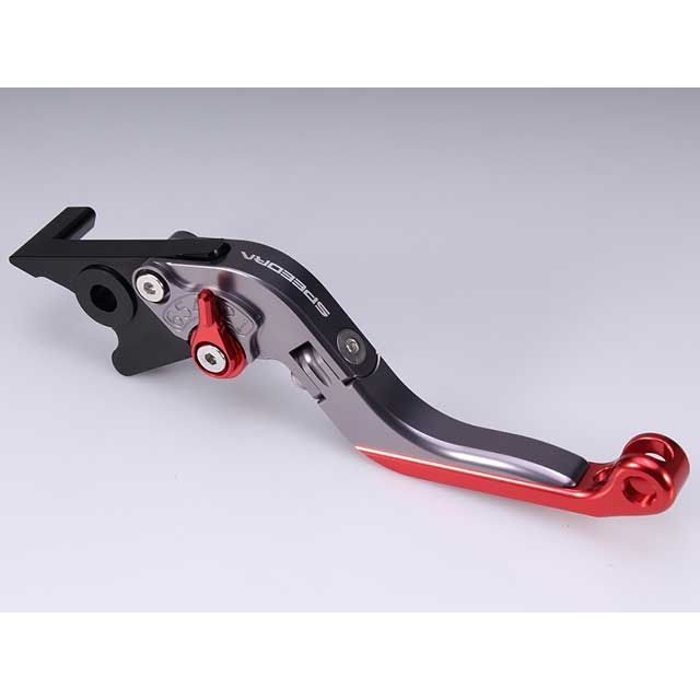SPEEDRA アジャストブレーキレバー 可倒延長式（レバー本体カラー：チタン） MT-07 Y-AMT アジャスターカラー チタン エクステンションカラー ブルー LVGG092TM-TMBE