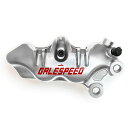 ゲイルスピード Elaborate フロント4P アキシャルキャリパー φ34/30 チタンボルト/チタンピストン仕様(右)シルバー 汎用 GSFCAR3430...