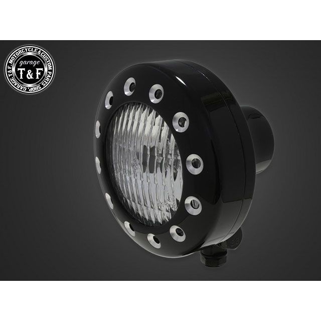 ガレージT&F ビラーゴ250（S）4.5インチドリルドヘッドライト＋ステーSET（タイプA） ビラーゴ250/S タ..