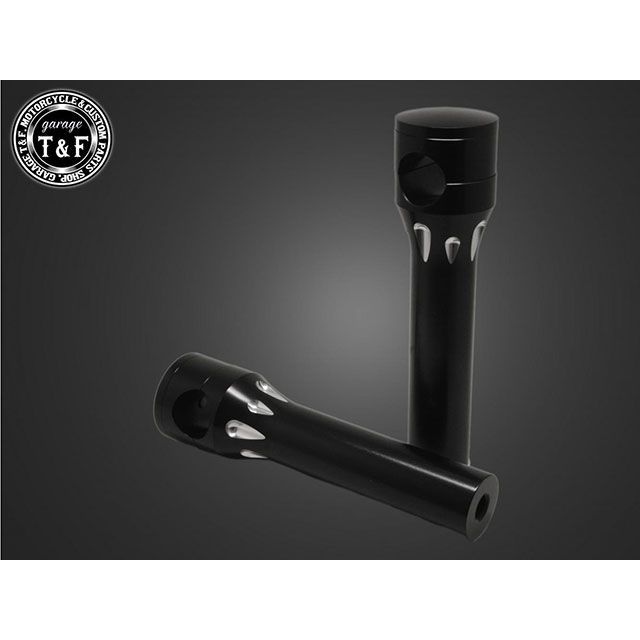 ガレージT&F シャドウ400 ステルスハンドルポスト6インチ（ブラック) シャドウ400 ・4024220