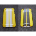 スーパーバイク iPhone CASE COVER(レーシングストライプ) カラー イエロー2 タイプ 4G 68555-289339(2)