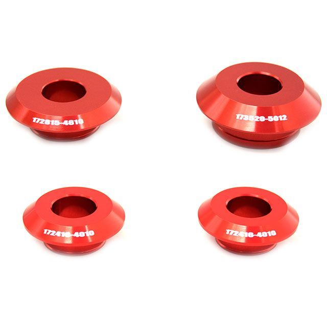 テラモト パフォーマンスカラー ZX-25R/SE 21-/ZX-4R SE/RR 24- フロント/リアセット（レッド） K-SET03-01