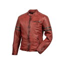 デグナー 2025-2026秋冬モデル 25WJ-7 レザージャケット(レッド) サイズ 2XL 25WJ-7