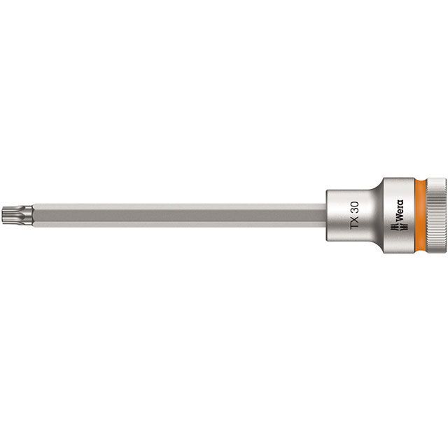 ヴェラ 003853 差込角1/2DR トルクスビットソケット ドライブ保持機能付き サイズTX30 全長140mm ・003853