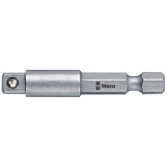 ヴェラ 311517 ボールロック付きソケットアダプター 1/ 4HEX-1/4sq/50mm 工具シャフト 手動ナットセッ..