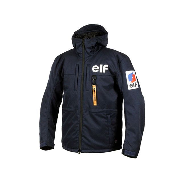 エルフ ライディングウェア 2025-2026秋冬モデル EJ-W122 クラシックロゴジャケット（ネイビー） サイズ M EJ-W122(2)