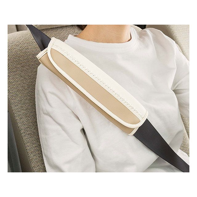 Bonform Color Makeup Seatbelt Pad (Beige) 7246-16BE