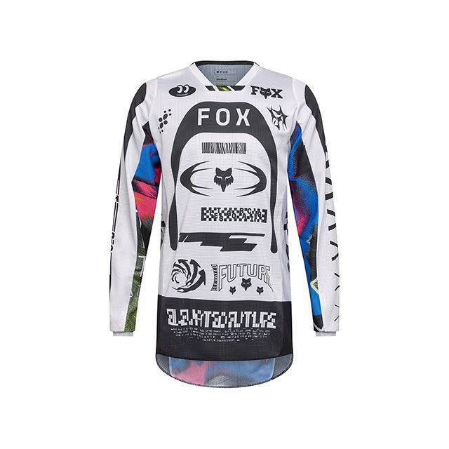 フォックス 180ジャージ イメージ コスモ（ホワイト/ブラック） サイズ S D9107