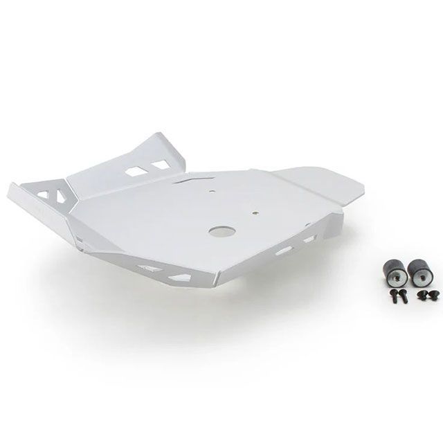 ●メーカー名：プーチ / Puig●商品名：アンダーガード（シルバー）●メーカー品番：21829P●JANコード：4571414855402商品の保証は、メーカー保証書の内容に準じます。カラーシルバー備考アルミ製アンダーガード。アルミ合金の中から最適な素材を選択した4mm厚のプレートを、車両に合わせて最適な形状に成形。効率よく車両下部のクランクケース、エキゾーストパイプなどを保護いたします。アンダーガードマウント部分をラバーマウントとすることで、アンダーガードに受ける衝撃を分散し、振動による共鳴も防ぎます。OIL交換用のドレンボルト穴も設けております。ご注意※取り寄せ品の為キャンセル不可です。※掲載画像はイメージです。実際の商品とは色味や仕様が異なる場合がございます。メーカー車種年式型式・フレームNo.その他ビーエムダブリューR1300GS2023-2025ビーエムダブリューR1300GS OPTION 719 TRAMONTANA2023-2025ビーエムダブリューR1300GS TRIPLE BLACK2023-2025ビーエムダブリューR1300GS TROPHY2023-2025※商品掲載時の適合情報です。年式が新しい車両については、必ずメーカーサイトにて適合をご確認ください。