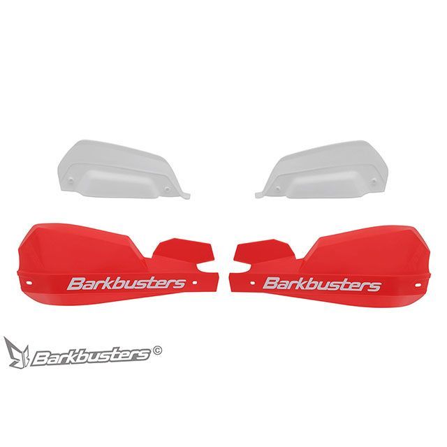 バークバスターズ VPS プラスチックガード 左右セット（レッド） 汎用 VPS-203-01-RD