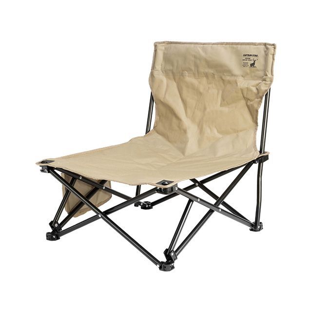 キャプテンスタッグ CSシャルマン ワイドあぐらイス（カーキ） UC-1907