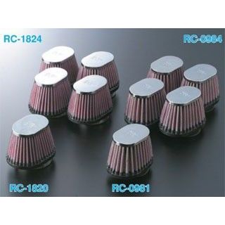 ケイ＆エヌ カスタムフィルター ラウンドテーパー φ35～φ39（ツイン） 汎用 RC-0982