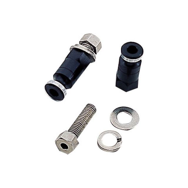 ポッシュフェイス アルミウインカーステー（M8×30mmボルト付） 汎用 カラー ブラック ・010202-06