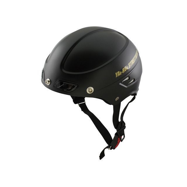 SPEEDPIT STR Z YAA-RUU ヤールーストリートヘルメット カラー：ハーフマッドブラック サイズ：FREE（58～59cm） STR Z スピードピット ハーフヘルメット バイク