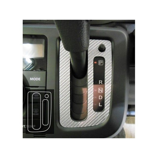 ハセプロ ニッサン モコ MG33S（2011.2〜） シフトパネル ブラック CSPN-10