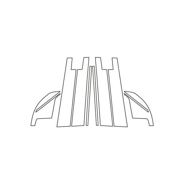 Rakuten - ハセプロ アートシート ダイハツ ロッキー A200系（2019.11〜） バイザーカット フルセット 4P×左右 ガンメタ MSGU-PD14VF