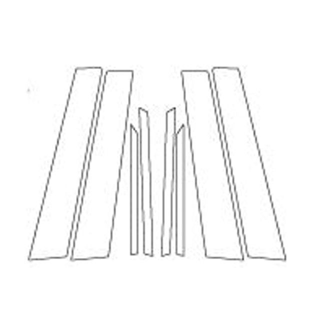 ハセプロ アートシート マツダ アクセラスポーツBL系（2009.6〜） フルセット 4P×左右 ブラック MS-PMA24F