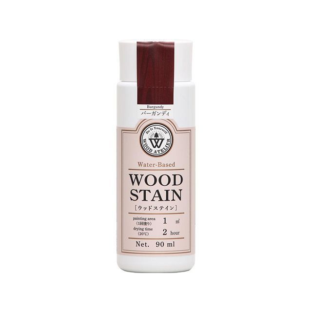 ●メーカー名：和信ペイント / Washi Paint(ワシンペイント)●商品名：＃800609 Wood Atelier ウッドステイン WS-09 90ml（バーガンディ）●メーカー品番：＃800609●JANコード：4965405612080商品の保証は、メーカー保証書の内容に準じます。木目をきれいに生かしてしっかり色づけ木目をきれいに生かしてしっかり色づけサイズ（横×縦×高さ）：40mm×40mm×118mm重量：0.13kg※掲載画像はイメージです。実際の商品とは色味や仕様が異なる場合がございます。
