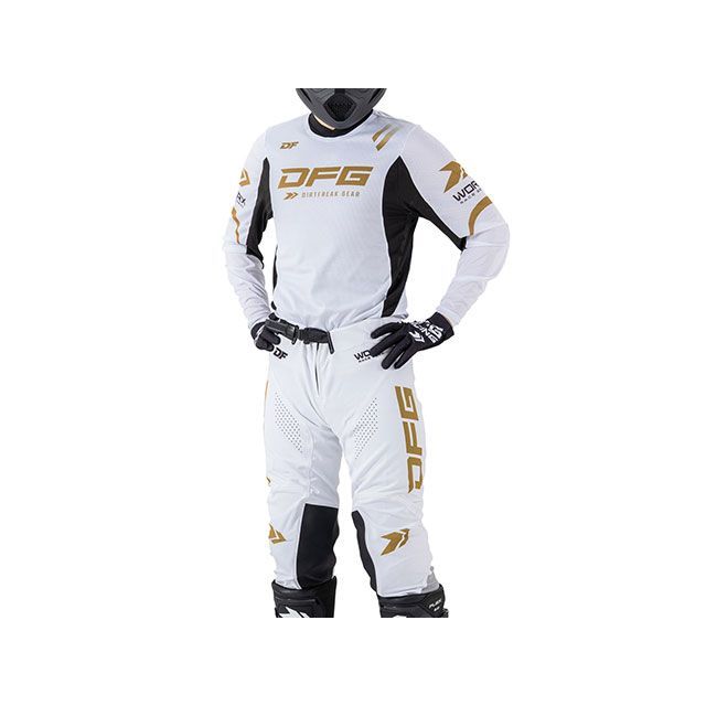 ディーエフジー ワークスジャージ（エッジホワイト） サイズ 2XL D9557