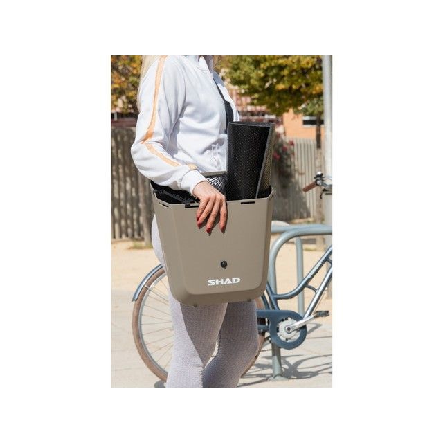 【メーカー直送】シャッド DAILY 自転車ボックス 20L 固定式 フローレンスクリーム...