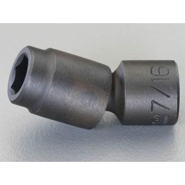 ●メーカー名：エスコ / ESCO●商品名：3/8” DR×9/16” ユニバーサルインパクトソケット●メーカー品番：EA164WD-4●JANコード：4548745178876商品の保証は、メーカー保証書の内容に準じます。対辺：9／16”差込角：3／8”外径：22.2mm全長：54.8mm材質：スチールピン固定用6ポイントオイル仕上げの黒色酸化皮膜最高のフィット感と不屈の強度を実現するため、鍛造および機械加工されています最適な硬度、延性、耐久性を実現するため、精密な熱処理と焼き戻しが行われています開口部のサイズをすばやく判断できるように、読みやすいスタンプ パターンが付いています水銀不使用※掲載画像はイメージです。実際の商品とは色味や仕様が異なる場合がございます。