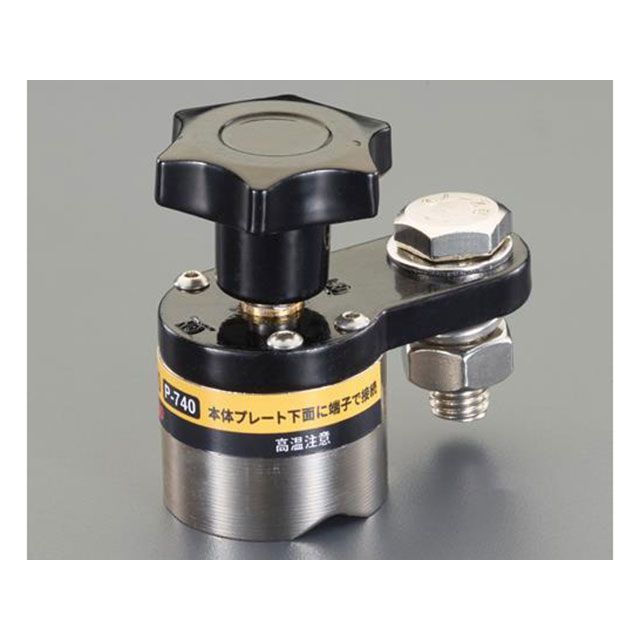 エスコ 64x35x60mm/200A アースホルダー（マグネット切替式） EA315-71