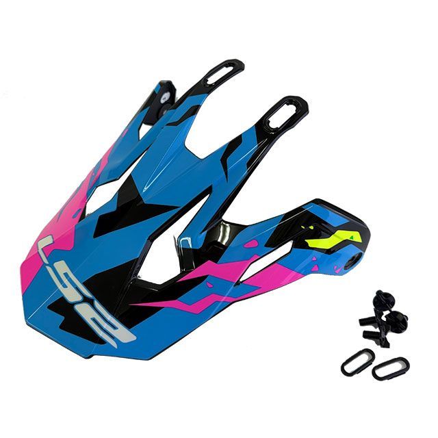●メーカー名：エルエスツーヘルメット / LS2 HELMETS(エルエスツー)●商品名：PV-3 ピークバイザー/LS2（ブルーピンクグリーン）●メーカー品番：806708PEK29●JANコード：4562343606579【LS2ヘルメットのサイズ交換について】※LS2ヘルメットに関しましては、条件はございますがサイズ交換が可能です。※タグを切り離していない・フィルムを剥がしていない等の再販できる状態。交換時の往復送料はお客様負担等。詳細な条件につきましてはご連絡ください。※アウトレット品はサイズ変更できません。※【特価品】はサイズ交換できません。ご了承ください。商品の保証は、メーカー保証書の内容に準じます。カラー：ブルーピンクグリーンFAST II 用※掲載画像はイメージです。実際の商品とは色味や仕様が異なる場合がございます。