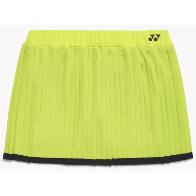 ●メーカー名：ヨネックス / YONEX●商品名：26187 ウィメンズスカート（インナースパッツ付/フレッシュライム）●サイズ L・サイズ：Sはこちら・サイズ：Mはこちら・サイズ：Oはこちら・サイズ：XOはこちら●メーカー品番：26187●JANコード：4550675420253商品の保証は、メーカー保証書の内容に準じます。原産国：中国サイズ：S・M・L・O・XO素材：身頃/ポリエステル90％、ポリウレタン10％、ウエスト部・インナースパッツ：ポリエステル75％、ポリウレタン25％仕様：ベリークール、UVカット、吸汗速乾、ストレッチ、制電ソフトテニスのルールに適したウェアです。日本バドミントン協会審査合格品ポケットなし※掲載画像はイメージです。実際の商品とは色味や仕様が異なる場合がございます。