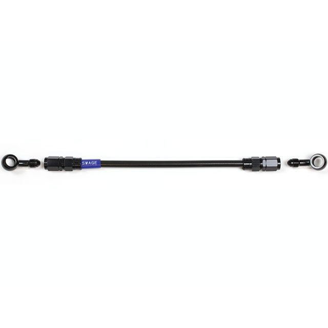 ●メーカー名：スウェッジライン / SWAGE-LINE●商品名：イージーオーダーホース ブラック/ブラック 20-20●ホース長 850mm●メーカー品番：BAKB-1212M-0850●JANコード：4547567954286弊社ではカスタムオーダー（ホースの長さ・取り回し・カラー変更等）は承っておりません。商品の保証は、メーカー保証書の内容に準じます。ホース色ブラックスモークホースホース素材テフロンチューブ／ステンレスメッシュ／PVCコーティングの3層構造フィッティング色［フィッティング／バンジョー］ブラック／ブラックフィッティング素材［フィッティング／バンジョー］アルミ／アルミフルード［有／無］無バンジョータイプ（形状）20° - 20°高性能ブレーキホース「スウェッジライン」規格の汎用ホースです。同一規格同士で、お使いのホースキットの組み替えや車種専用キットが無い場合の構築などにお使いいただけます。 使用上の注意製品の取り付けは必ず説明書の指示に従って確実に取り付けしてください。製品の取り付けは自動車分解整備事業における認証工場で行ってください。取り付け上の理由、要因による事故やトラブルに関しては、一切の責任を負いません。※掲載画像はイメージです。実際の商品とは色味や仕様が異なる場合がございます。メーカー車種年式型式・フレームNo.その他汎用※商品掲載時の適合情報です。年式が新しい車両については、必ずメーカーサイトにて適合をご確認ください。