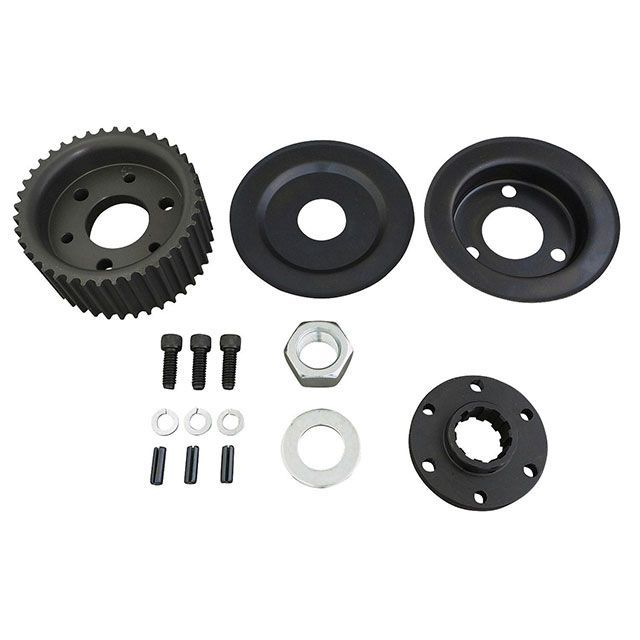 ●メーカー名：ベルトドライブリミテッド / Belt Drives Limited●商品名：BDL 8mm 1-1/2in用40丁スプラインドフロントプーリー●メーカー品番：・026728商品の保証は、メーカー保証書の内容に準じます。メーカー品番：40SIサイズ歯数：40丁、ベルト山ピッチ：8mm、ベルト対応幅：1-1／2in内容物画像にてご確認下さい。注意事項※品番：・019888のBDL製1−1/2inベルトキットのフロントプーリーです。※生産ロットにより、商品及び内容物の仕様が掲載画像と異なる場合がございます。※年式によりテーパーシャフトとスプラインシャフトと車両側の仕様が違います。必ず現車をご確認ください。品番：・019888のベルトキットに対応するフロントプーリーです。リプレイスにお使い下さい。（旧品番：40S）※掲載画像はイメージです。実際の商品とは色味や仕様が異なる場合がございます。メーカー車種年式型式・フレームNo.その他ハーレーダビッドソンスプラインシャフト用※商品掲載時の適合情報です。年式が新しい車両については、必ずメーカーサイトにて適合をご確認ください。
