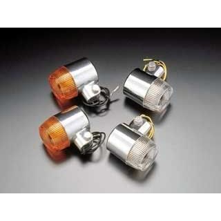 ピーエムシー CB72タイプ48φウィンカー（2PCセット） 汎用 カラー オレンジ 219-5041